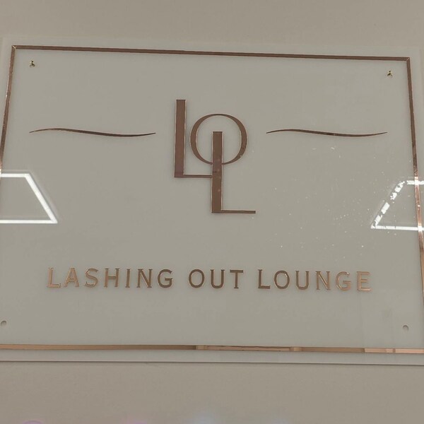 Rectangular Sign, Acrylic Logo Sign, Frosted Acrylic Sign, Custom ...