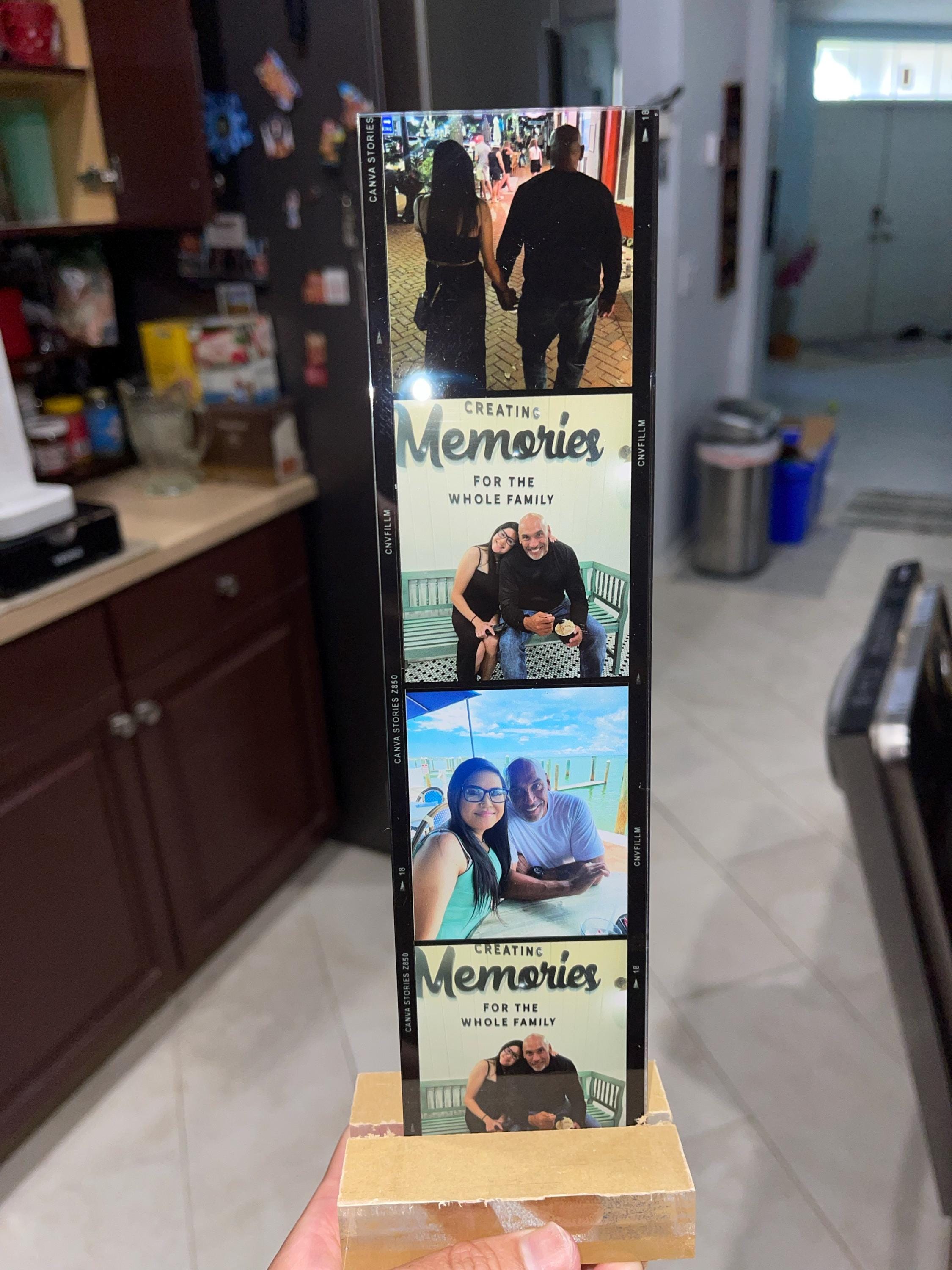 Personalized Film Photo Gift Acrylic Stand Custom Couple Photos Bestfriend Family Memory Anniversary Gifts for Her Meaningful Photo Keepsake