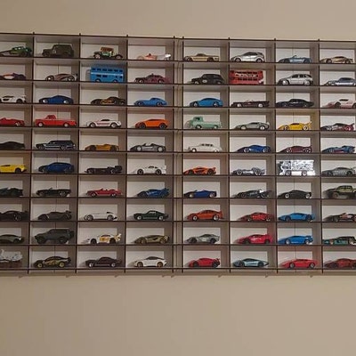 Vertical 1:64 Toy Car Wall Shelf for 100 Cars Car Display - Etsy