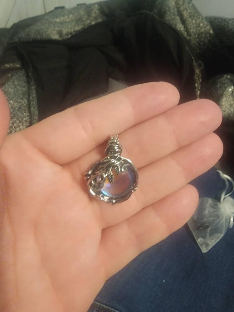 Witch’s Mirror Necklace | Hexenspiegel Protection Amulet From Dark Arts |  Wiccan Amulet | Alter Tool