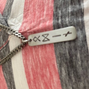 Algiz Norse Rune Necklace Madr ALG Viking Rune Layering | Etsy