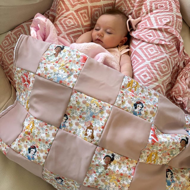 baby blanket made from bridesmaid dress Custom Blanket: Keepsake Patchwork Quilt Zimtown 4 Drawer Dresser venngroup:masha Unbox the Dress can Size:24 mos Bodysuit/Dress