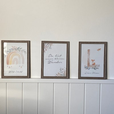 Wandbilder Kinderzimmer Poster 3er Set Tiere Heißl Produktbild-Vorschau 4