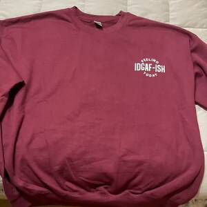 Pocket Feeling Idgaf-ish Today Funny Sweatshirt, Sweatshirts Women ...