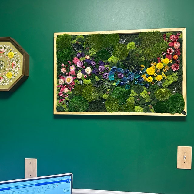How to Craft Your Own Colorful Moss Wall Art At home – Mossaro