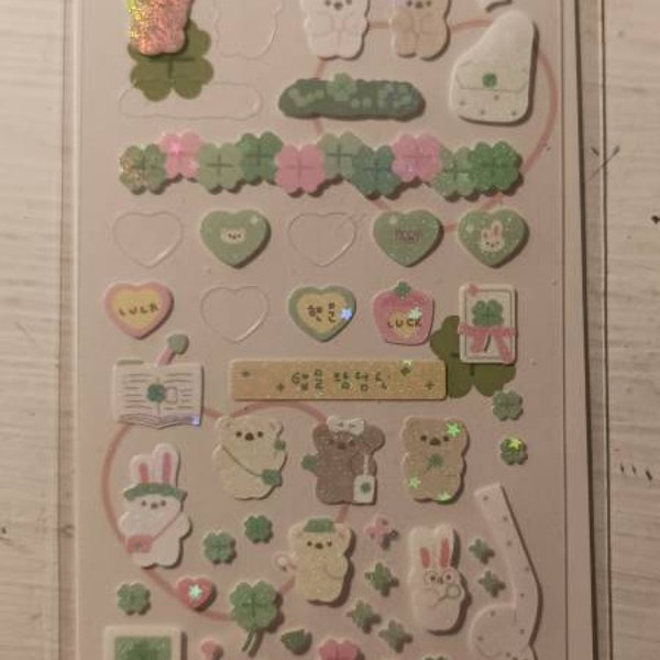 Kpop Polco Deco Stickers "mini Bears" - 1 PC | Kawaii Cute Kpop ...