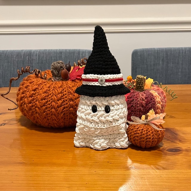 A customer's finished Wheat Stitch Ghost Crochet Pattern