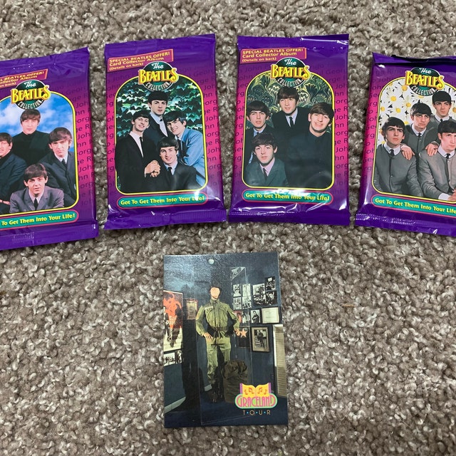 4 Packs of the Beatles Collection Vintage Trading Cards. 10