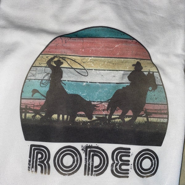Rodeo Team Roper Vintage PNG Clipart, Instant Download, Sublimation ...