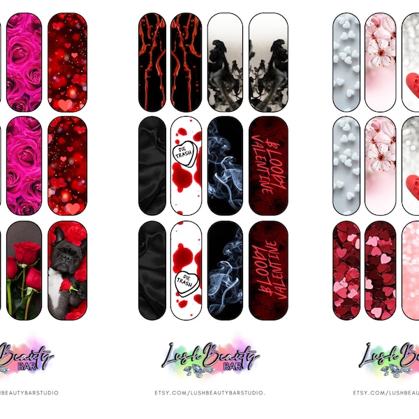 Digital Waterslide Nail Decal Template Instant Download Includes 1 Digital Waterslide Nail Decal Template Instant Download Includes 1