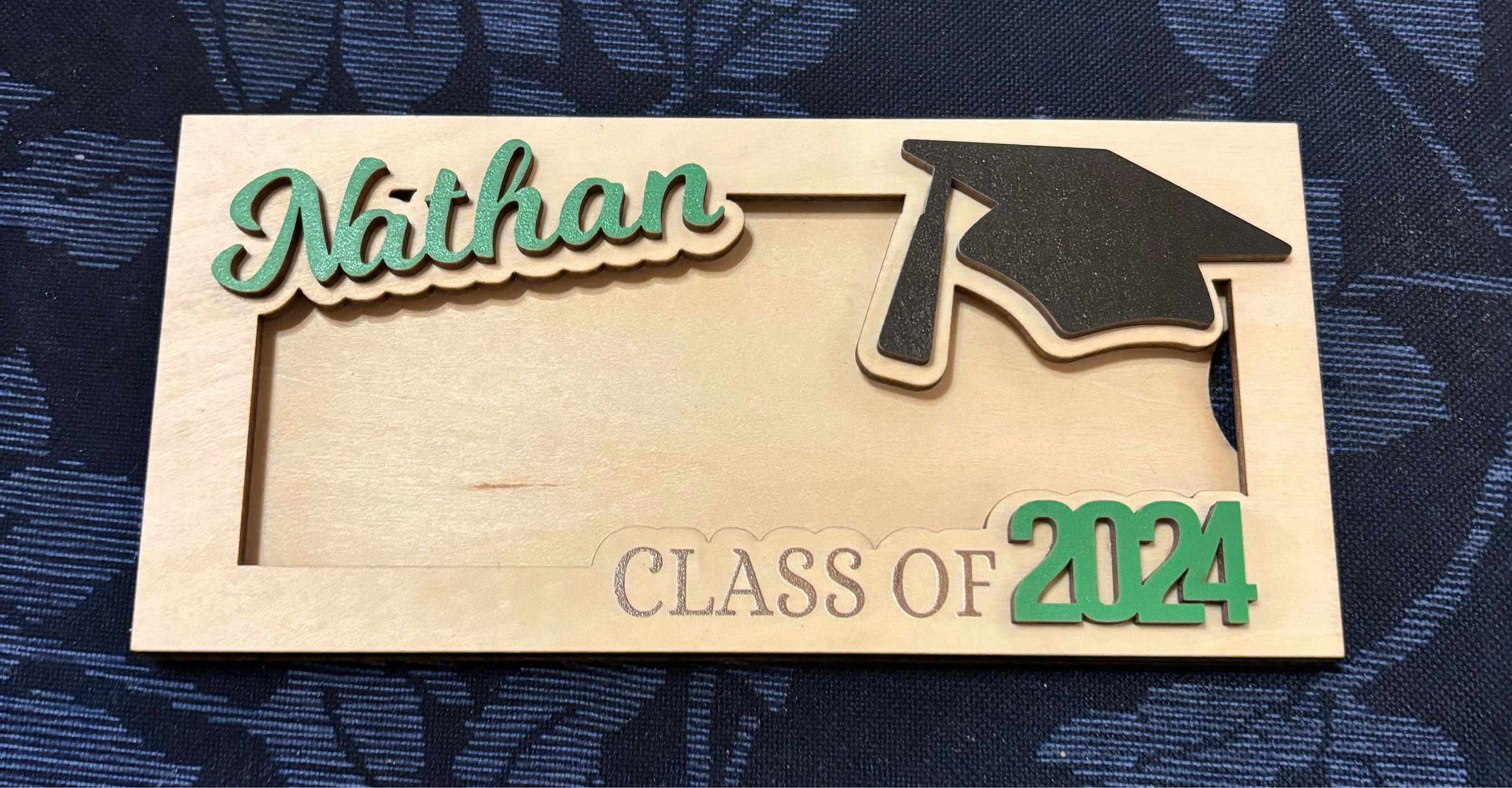 Personalisierter Geldhalter zum Abitur 2025, Personalisiertes Geschenk für Abiturient, Geschenk für High School Senior, Personalisierter Geldhalter mit Namen MH12