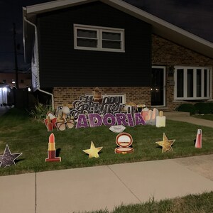 Large Honk Its My Birthday Classic Cars 6pc Birthday Yard | Etsy