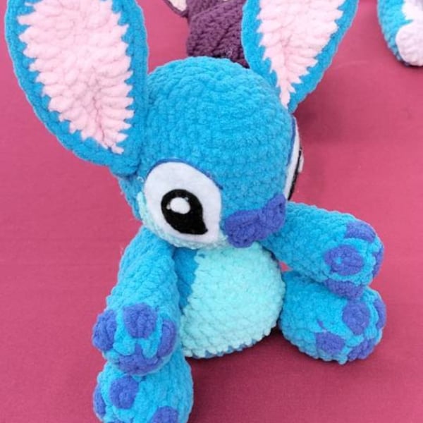 Digital 2in1 Chunky Amigurumi Blue Alien Pattern Crochet, Amigurumi in ...