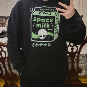 Pastel Goth Alien Space Hoodies Cute Clothes Hooded - Etsy