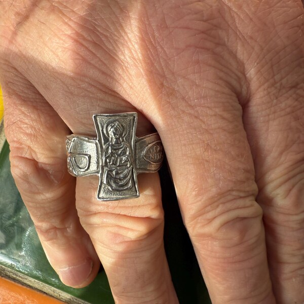 Men's Solid Sterling Silver Masonic Ring - Square & Compass With Letter G, Size 13, Hand-Polished Finish