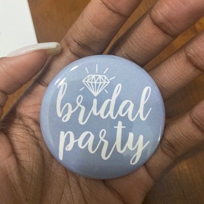 Bachelorette Party 2.25 Inch Buttons Wedding Party Favors Bride ...