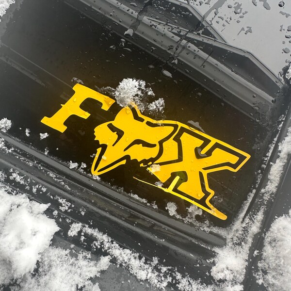 Fox Racing Deca Fox Racing Vinyl Decal - Etsy