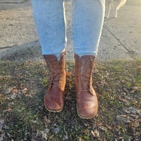 Earthing Women Boot Barefoot Women Boot Brown All Leather Boot