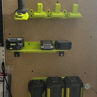 Ryobi 18v ONE+ Battery Wall Mount / Holder - Original Design - Canada