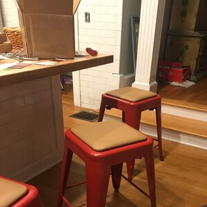 Sgabello quadrato Cuscino per metallo industriale moderno & Farmhouse cucina bar Sgabelli Sedie (Tolix, TABOURET, OSP, Bristol, Carlisle, Viktor) Sgabello quadrato Cuscino per metallo industriale moderno & Farmhouse cucina bar Sgabelli Sedie (Tolix, TABOURET, OSP, Bristol, Carlisle, Viktor)