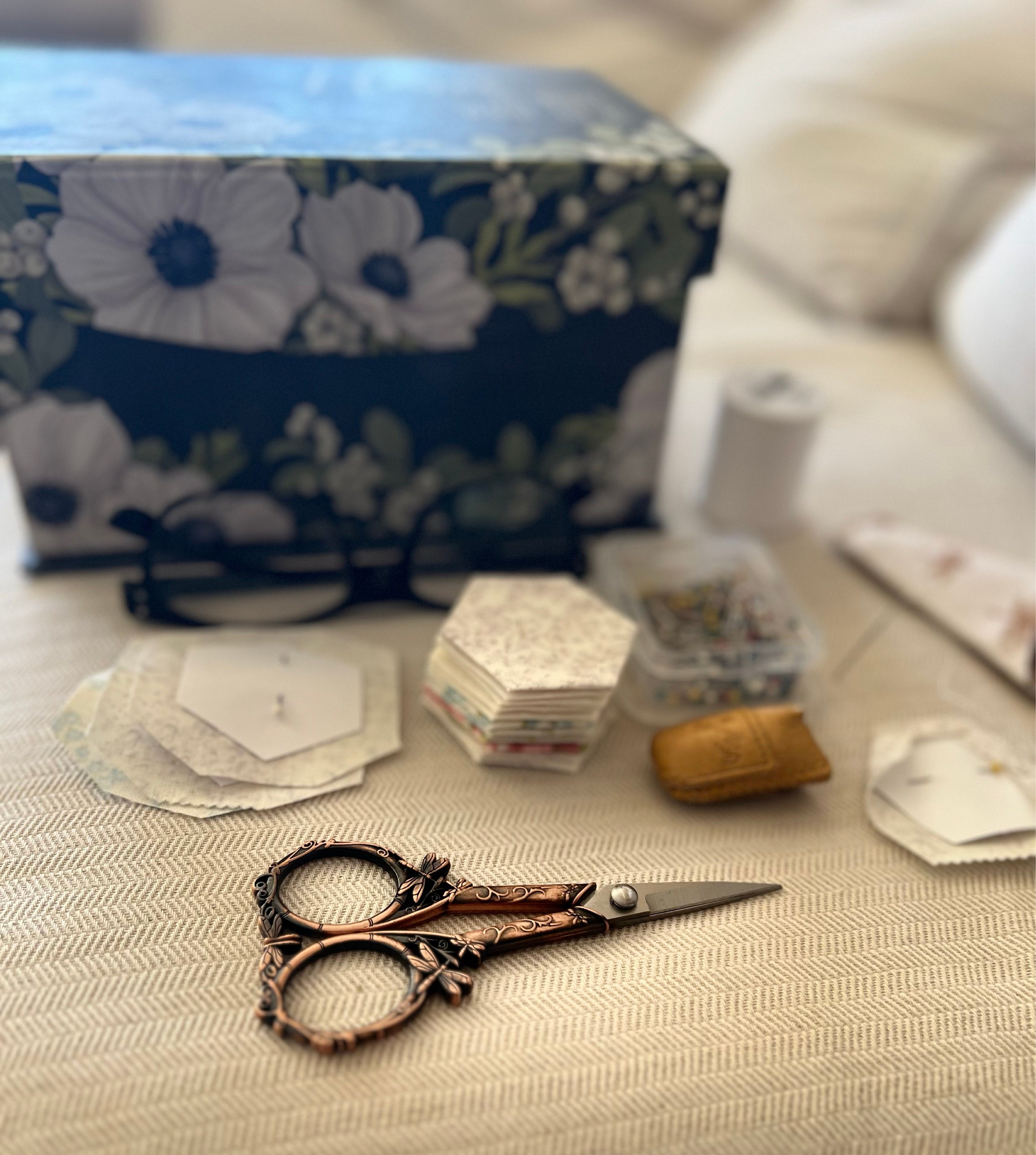 Dragonfly Embroidery Scissors • Unique Garden Theme Quilting Scissors in Vintage Copper or Silver Finish • Quilting Gift or Embroidery Gift