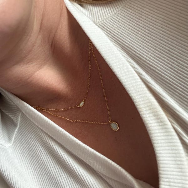 Large Cross Necklace - Gold main image 1
