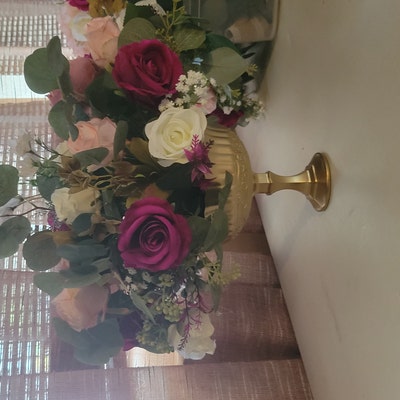 Silver Compote Vase Silver Compote Bowl Pedestal Vase - Etsy