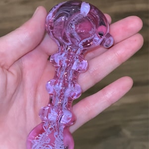 Girly purple glass smoking tobacco pipes for sale (New creation) photo