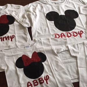 Mickey and Minnie T-shirts Disney Trip Family Set T-shirts - Etsy