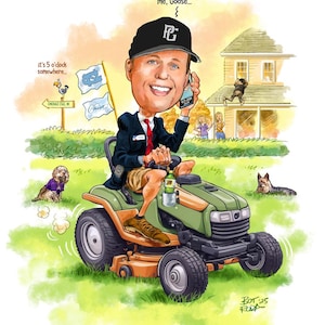 DIGITAL, Custom, Unique, and Dynamic Hand Drawn Caricature - The Perfect Personalized Gift! (11x14)