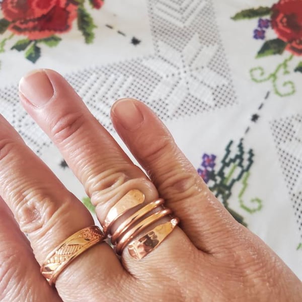 Stackable Ring Set of 7, Stacking Ring, Ring Set, Gift for Her ...