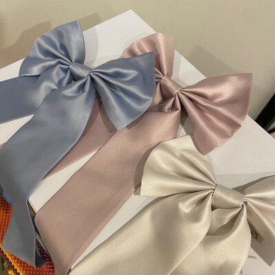 ribbon bow hair tie