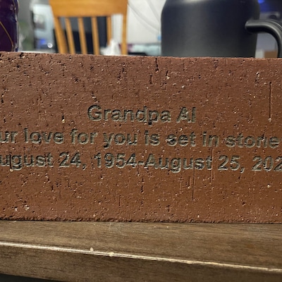 Custom Veteran Memorial Engraved Brick - Etsy