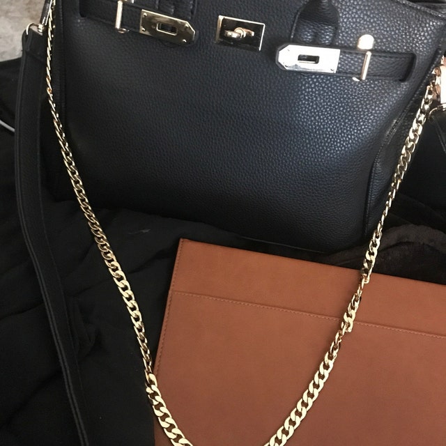 10mm Wide High Quality Purse Chain Metal Shoulder Handbag 