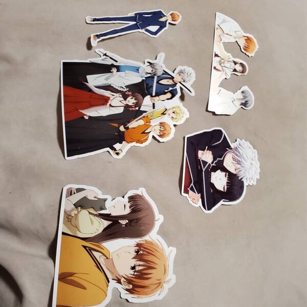 Fruits Basket Sticker - Kyo Sohma, Tohru, Yuki, Hatsu, and Momiji - Etsy