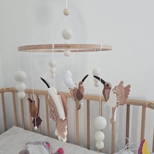 Minimalism Mobile With Musical Instruments, Baby Girl Mobile for ...