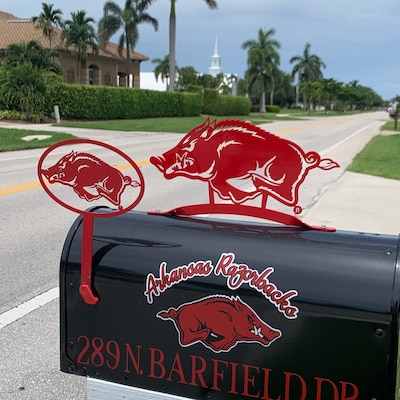 Razorback Mailbox Topper Small - Etsy