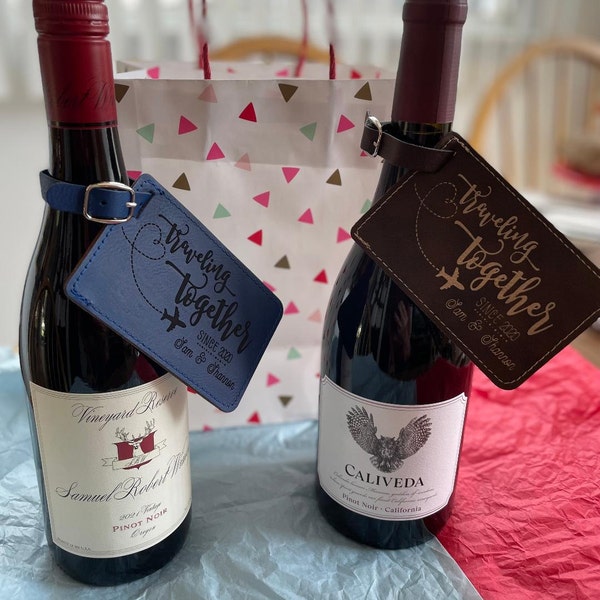 Personalized Combo 2 Luggage Tags - Matching Travel Set