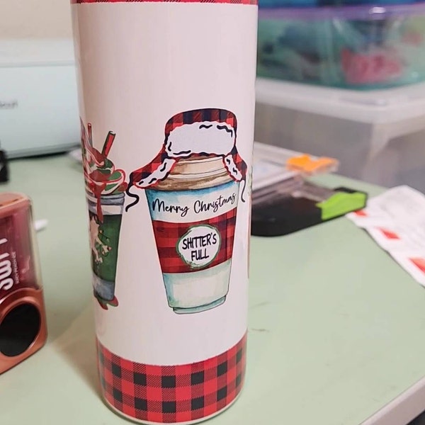 Christmas Vacation Chart Twiddy Ready to Press Sublimation Transfer