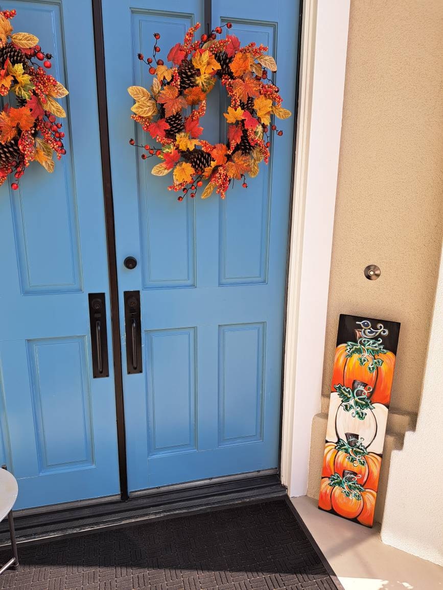 Pumpkin Sign, pumpkin fall sign, fall decor, autumn decor, fall decorations, front porch pumpkin sign, fall sign, pumpkin decor, fall
