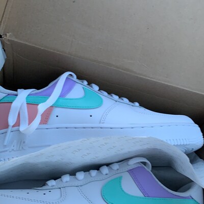 colorblock air force ones