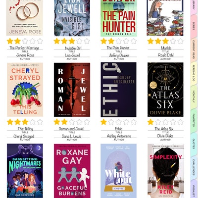 Digital Reading Journal Digital Reading Planner Reading Digital