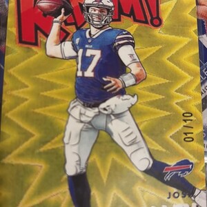 Josh Allen 2021 Kaboom RP Football Card Buffalo Bills - Etsy Norway