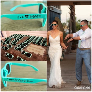 100 Lunettes De Soleil Mates Personnalisables - Lot Promotionnel - Cadeau Mariage/fête