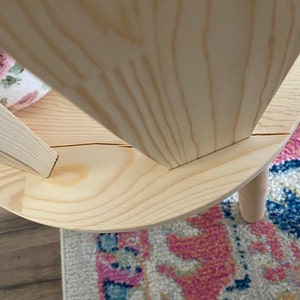Rabbit Chair Wooden Kids Table and Chair Set Wooden Table - Etsy UK