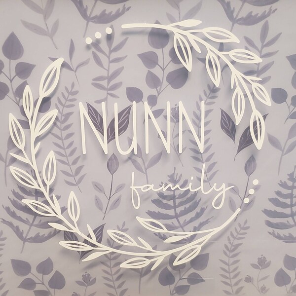 HOME Vinyl Name Decal, File Tote Decal, File Box Decal, Home Files ...