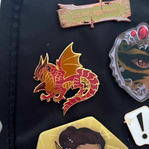 Chromatic Dragons | Dungeons and Dragons Enamel Pins - Etsy