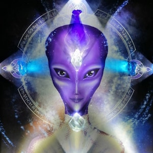 Andromedan Light Language Activation Code Digital Art Print | Etsy