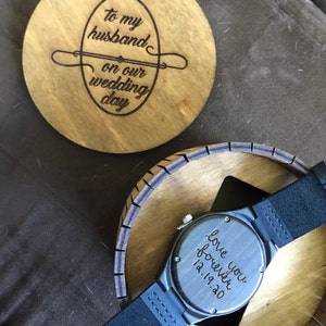 Personalized Wooden Watch Housewarming Gift Personalized | Etsy