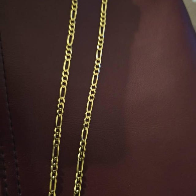 14k Gold 5mm Figaro Chain 20 Inches